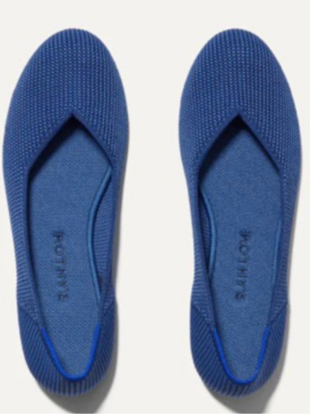 Rothy's Royal Blue Knit Ballet Flats - Women
